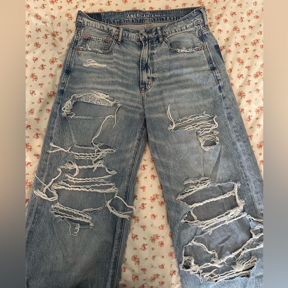 American Eagle Outfitters Mid rise wide leg Jeans